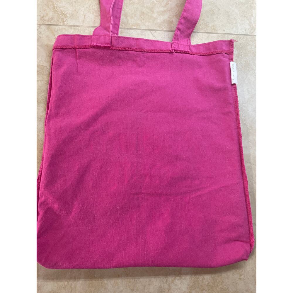 Bloomingdale’s Bag Tote Beauty Pink Medium Canvas Shopper Reusable Collectible - Picture 4 of 10
